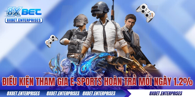 Điều kiện tham gia e-Sports hoàn trả mỗi ngày 1.2%