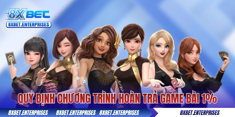 Quy định chương trình hoàn trả game bài 1%