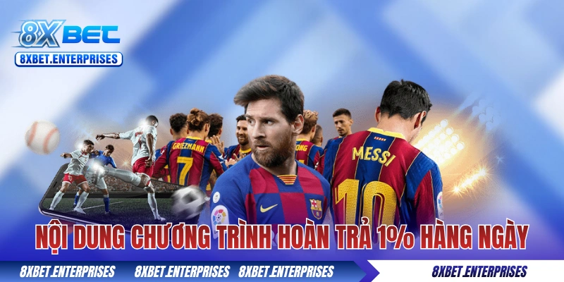 Nội dung chương trình thể thao hoàn trả 1% hàng ngày